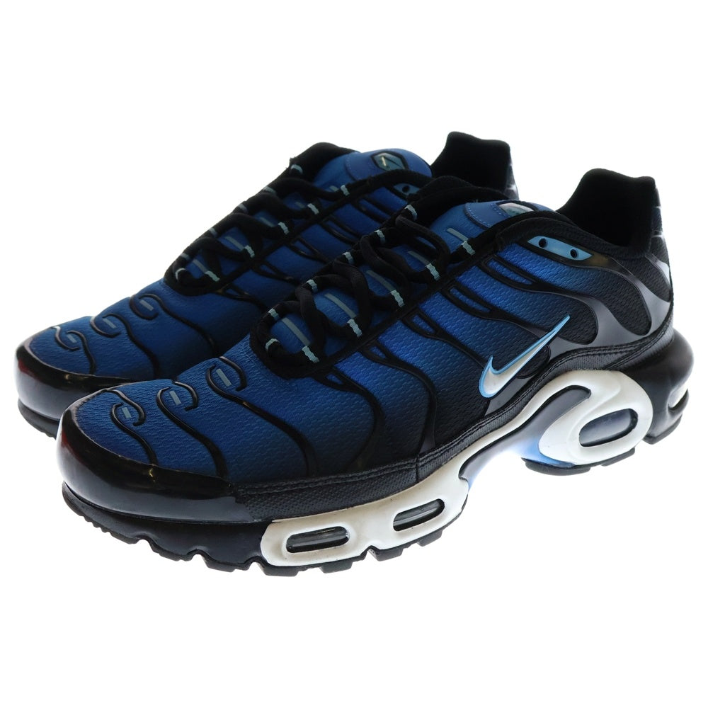 NIKE(ナイキ) AIR MAX PLUS PHOTO BLUE BLACK エアマックスプラス ローカットスニーカー フォトブルー/ブラック US7/25cm DM0032-402