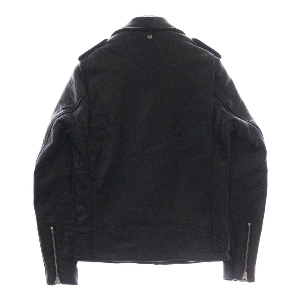 SCHOTT(ショット) 217US SHEEP ONESTAR シープワンスター シープスキン レザーダブルライダースジャケット ブラック 782-5950020