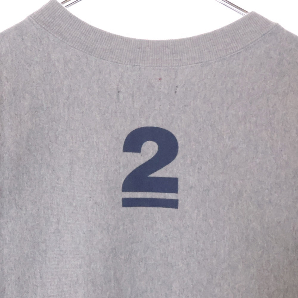 UNDERCOVER(アンダーカバー) ×HUMAN MADE LAST ORGY 2 SWEATSHIRT ヒューマンメイド ラストオージー 両面プリント クルーネックスウェットトレーナー グレー UC1B9806