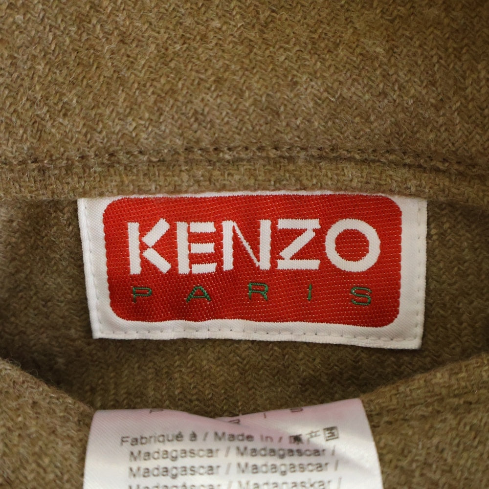 KENZO(ケンゾー) 22AW REVERSIBLE BOMBER JACKET リバーシブル ボンバー ジャケット スカジャン ブルゾン ブラウン/ホワイト FC65BL 1369RJ
