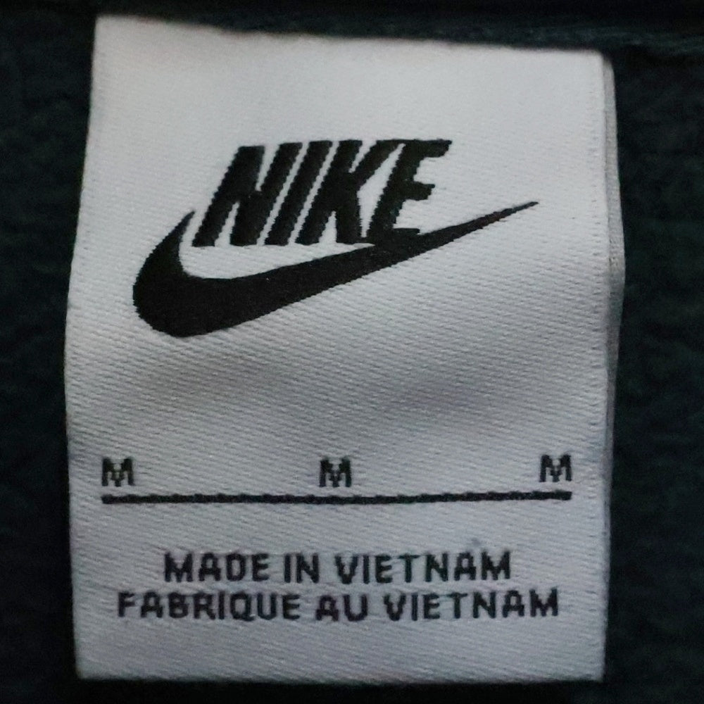 NIKE(ナイキ) ロゴ刺繍 ハーフジップ フリース プルオーバージャケット グリーン DX0526-328