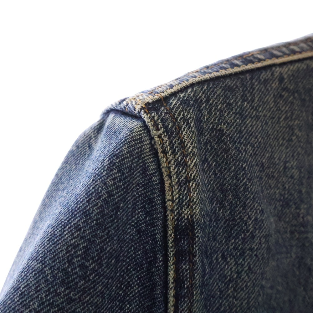 ACNE STUDIOS Bla Konst(アクネストゥディオズ ブロコンスト) PASS MID BLUE デニムジャケット インディゴ 22IC73
