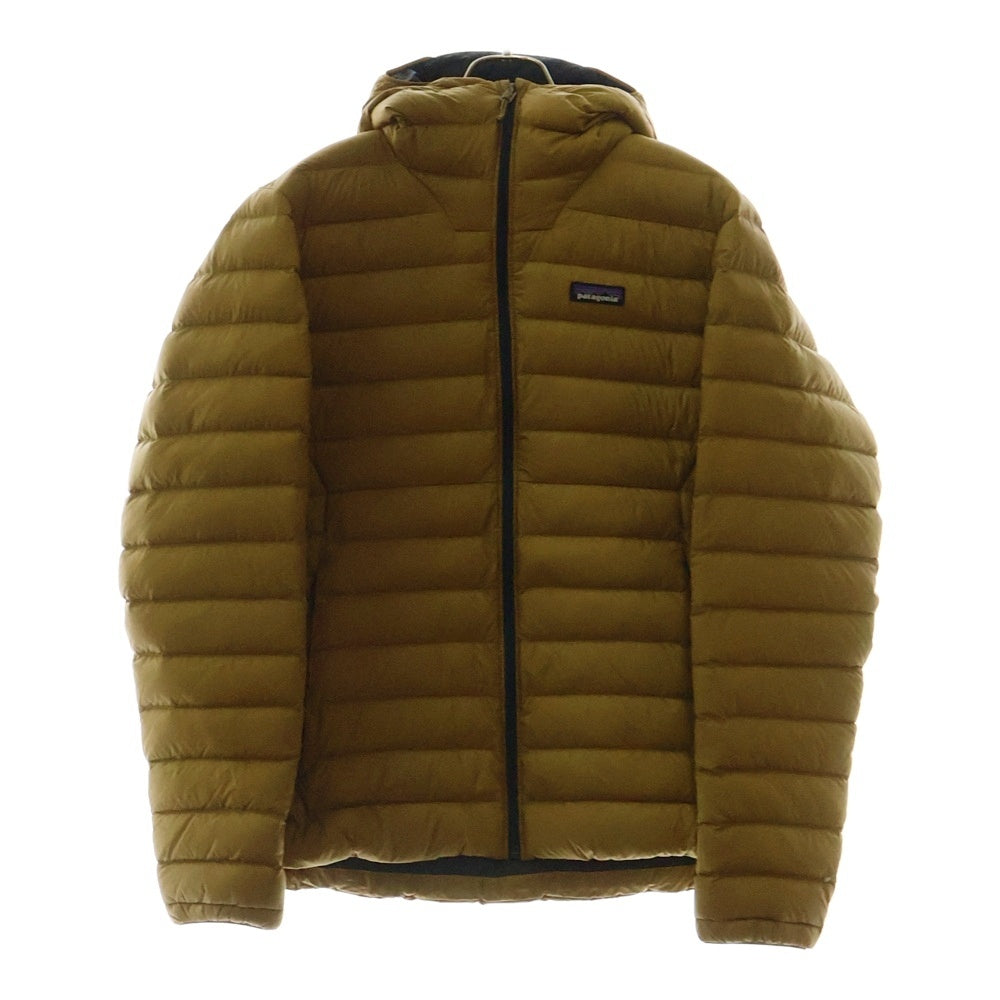 PATAGONIA(パタゴニア) フロントロゴ ナイロン フーデッド ダウンジャケット イエロー 84702