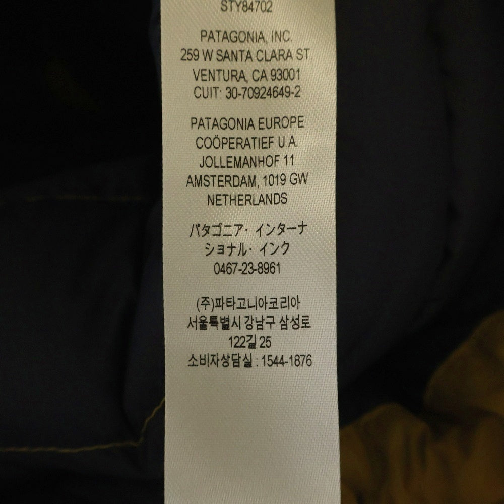 PATAGONIA(パタゴニア) フロントロゴ ナイロン フーデッド ダウンジャケット イエロー 84702