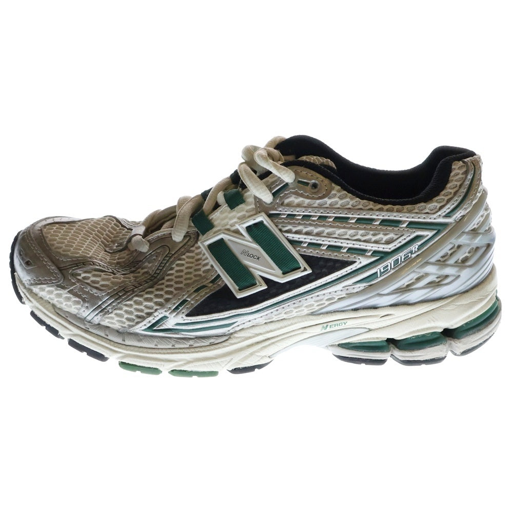 New Balance(ニューバランス) M1906REU メッシュ ローカットスニーカー シルバー/グリーン US7.5/25.5cm