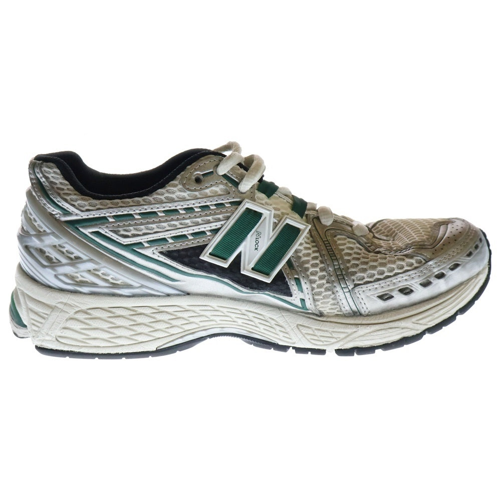 New Balance(ニューバランス) M1906REU メッシュ ローカットスニーカー シルバー/グリーン US7.5/25.5cm