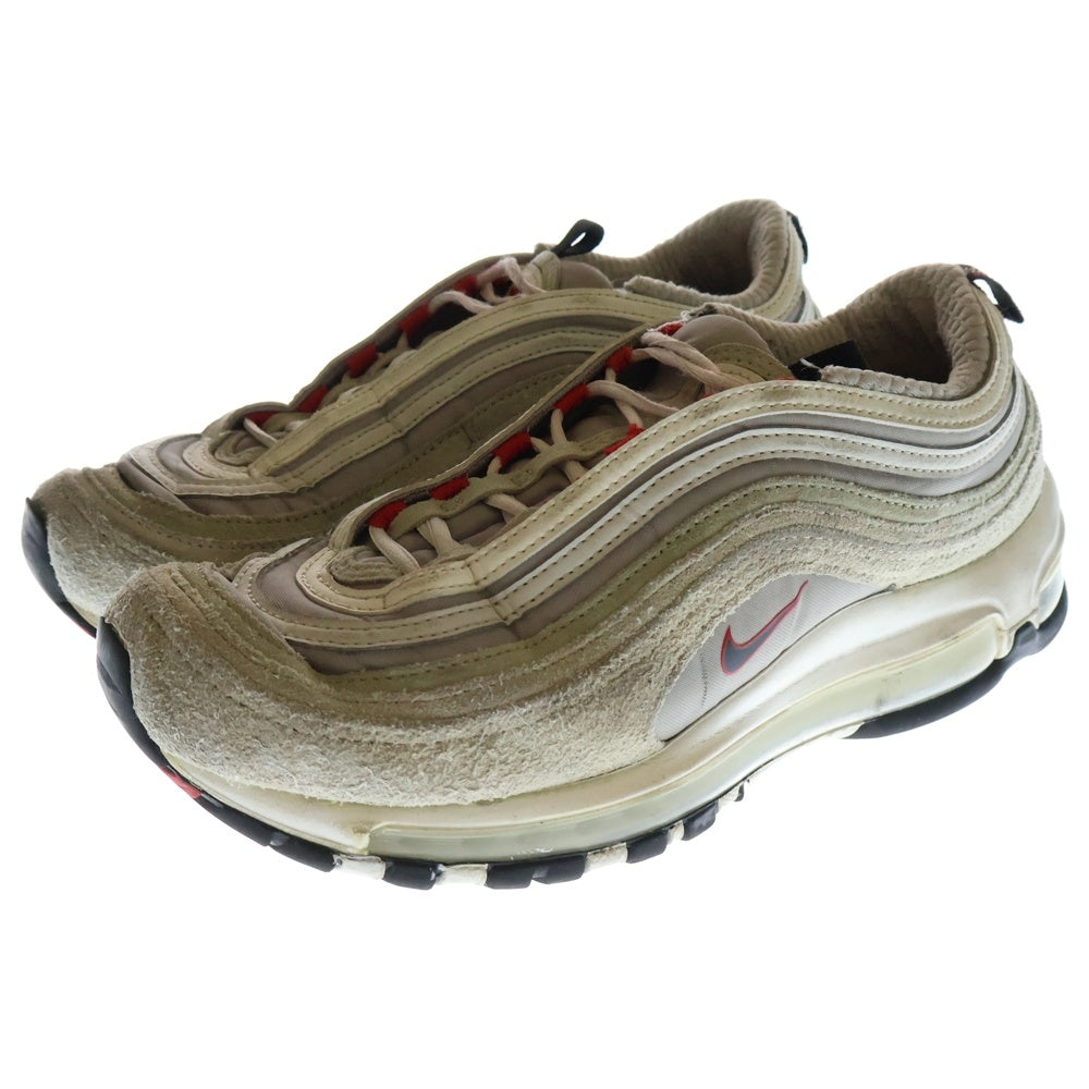 NIKE(ナイキ) AIRMAX 97 SE FIRST USE エアマックス スペシャルエディション ファーストユーズ ローカットスニーカー グレー/レッド US7.5/25.5cm DB0246