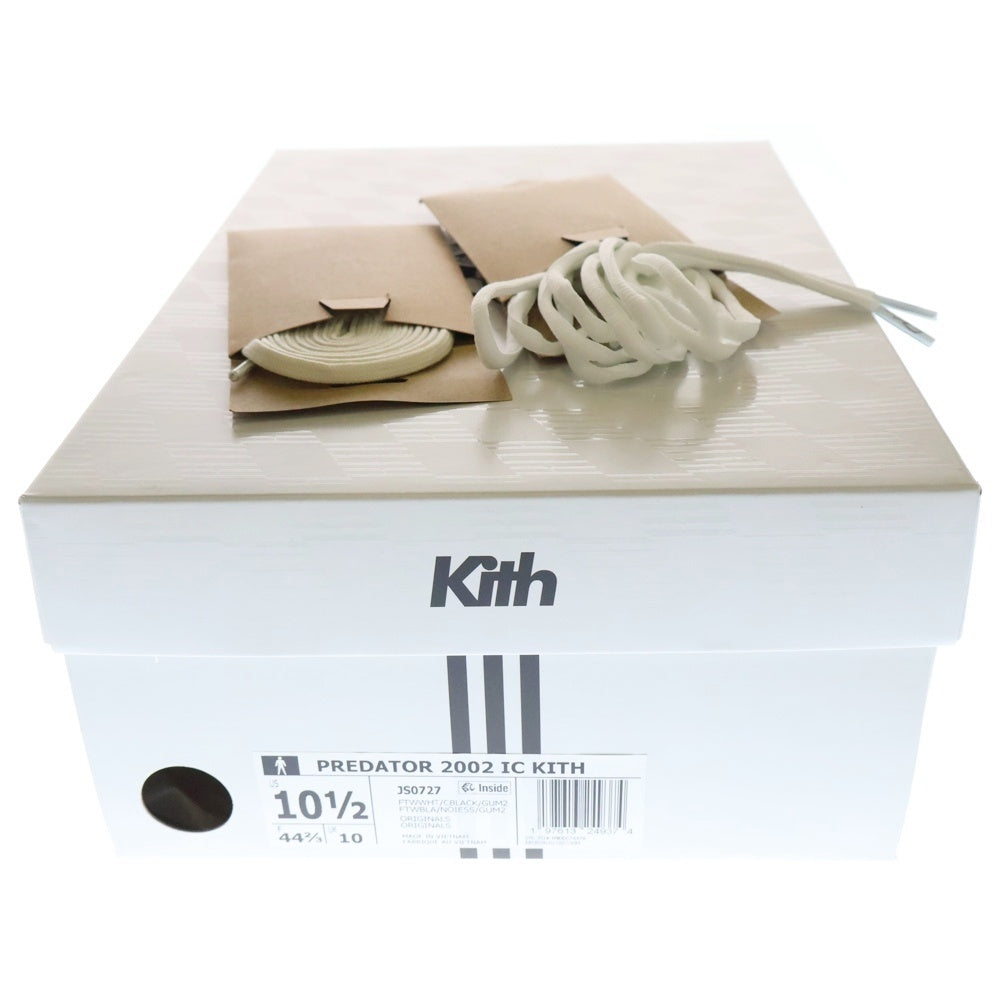 KITH(キス) ×adidas Football Predator 2002 IC フットボール プレデター ローカットスニーカー ホワイト US10.5/28.5cm JS0727
