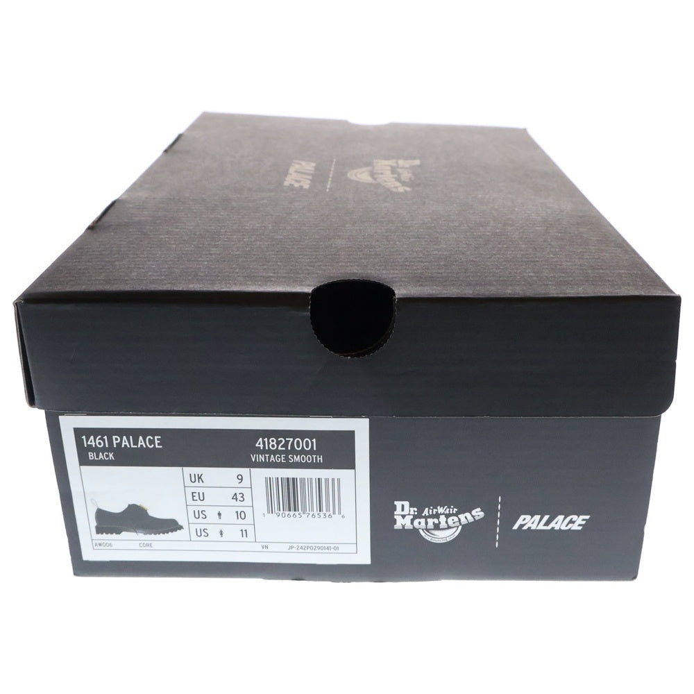Dr.Martens(ドクターマーチン) 25SS ×PALACE 1461 VINTAGE SMOOTH 3HOLES SHOES パレス ヴィンテージレザー 3ホールシューズ ブラック 41827001