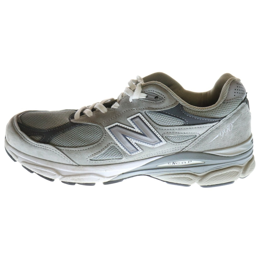 New Balance(ニューバランス) M990GY3 スウェードレザー ローカットスニーカー グレー US10/28cm