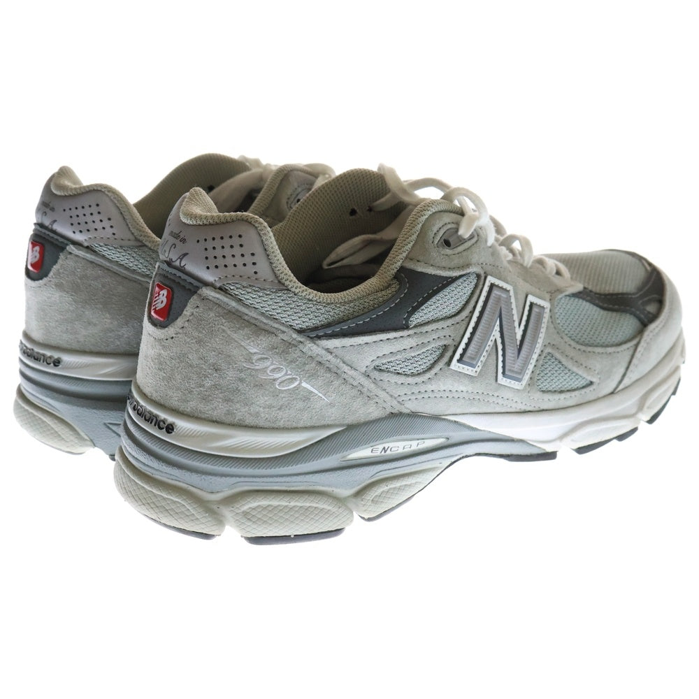 New Balance(ニューバランス) M990GY3 スウェードレザー ローカットスニーカー グレー US10/28cm