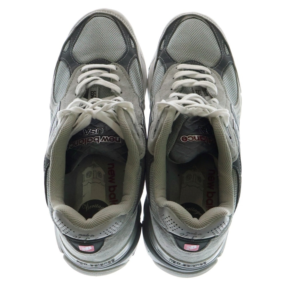 New Balance(ニューバランス) M990GY3 スウェードレザー ローカットスニーカー グレー US10/28cm