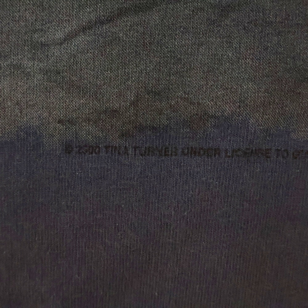 VINTAGE(ヴィンテージ) 00S VINTAGE TINA TURNER 2000 TOUR TEE 2000年ツアー ヴィンテージ ティナ ターナー 両面プリント クルーネック 半袖Tシャツ カットソー ブルー