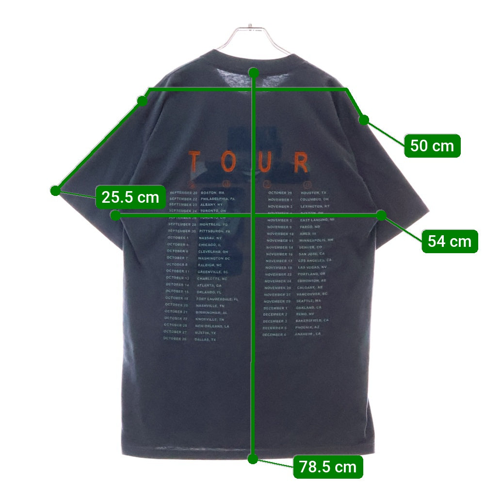 VINTAGE(ヴィンテージ) 00S VINTAGE TINA TURNER 2000 TOUR TEE 2000年ツアー ヴィンテージ ティナ ターナー 両面プリント クルーネック 半袖Tシャツ カットソー ブルー