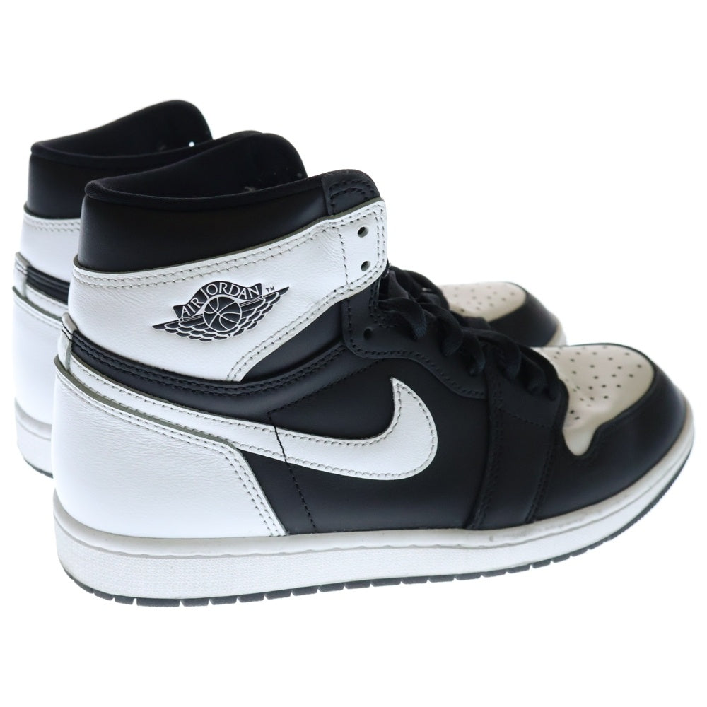 NIKE(ナイキ) AIR JORDAN 1 RETRO HIGH OG エア ジョーダン 1 レトロ ハイカットスニーカー ブラック/ホワイト US8.5/26.5cm DZ5485-010
