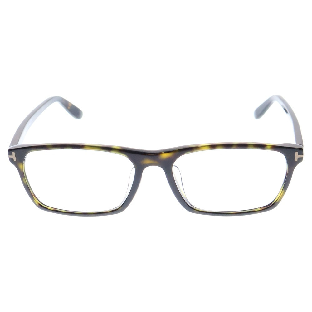 TOM FORD(トムフォード) セルフレーム スクエア メガネ アイウェア アジアンフィット ブラウン TF4295