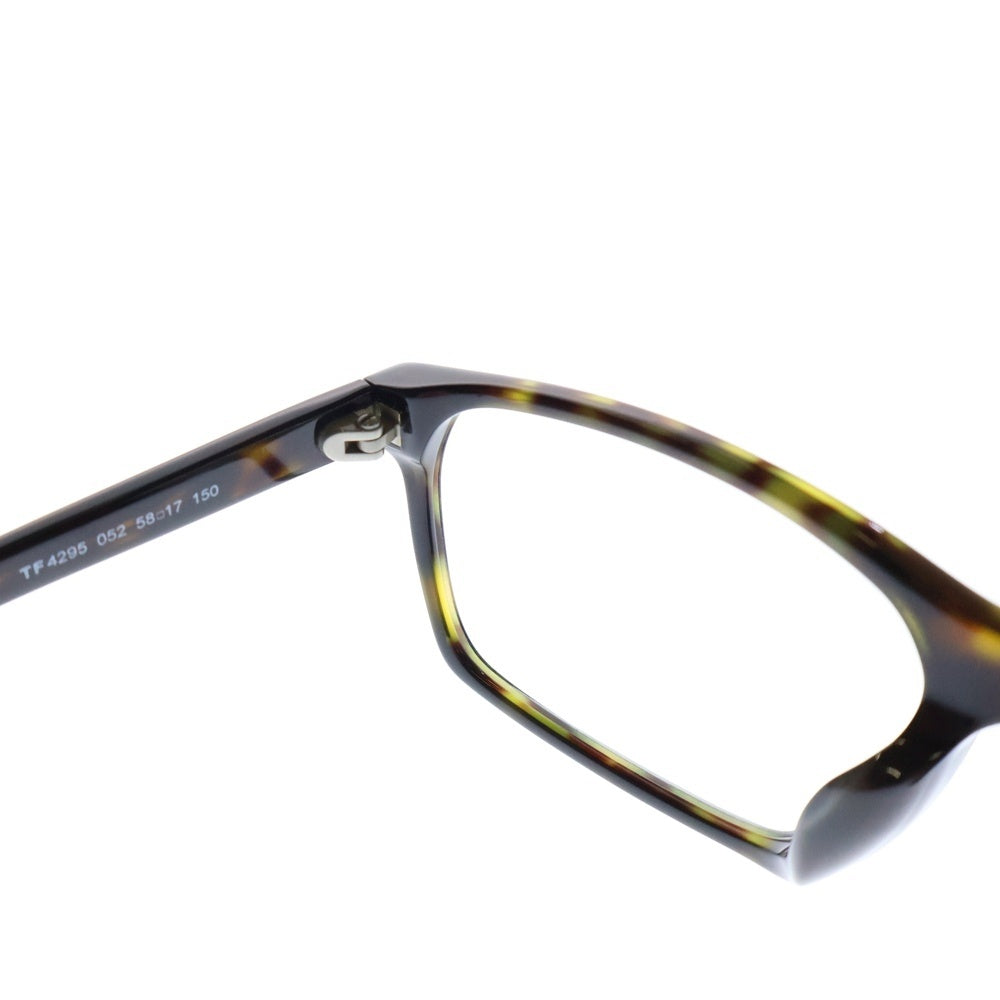 TOM FORD(トムフォード) セルフレーム スクエア メガネ アイウェア アジアンフィット ブラウン TF4295