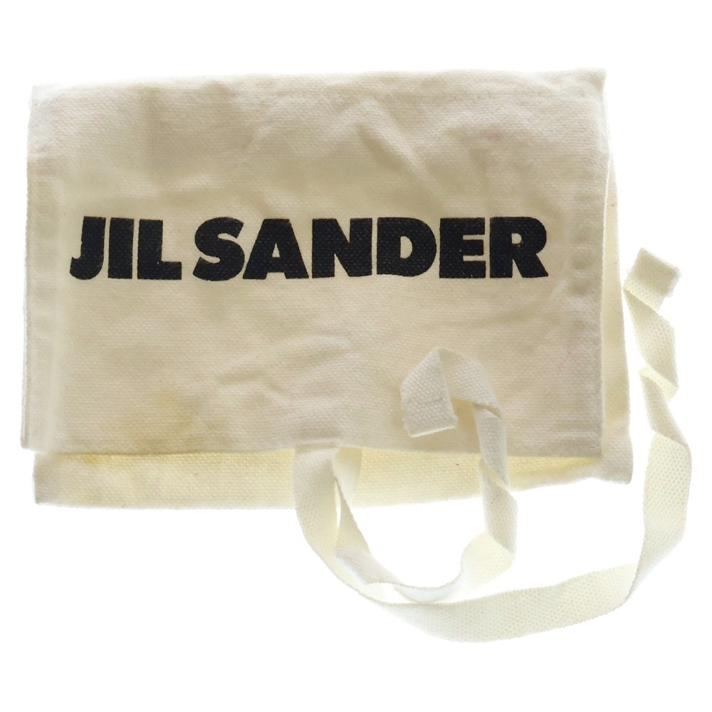 JIL SANDER(ジルサンダー) GOJI PURSE SM ゴジパース レザー コンパクト ウォレット 二つ折り がま口 財布 ブラック J07UI0015-P4840 001