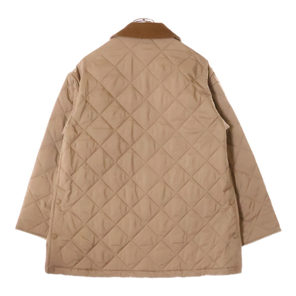 MACKINTOSH PHILOSOPHY(マッキントッシュフィロソフィー) 24AW SOMERFORD サマーフォード コーデュロイカラー ナイロン キルティング コート ベージュ レディースR9A57-478