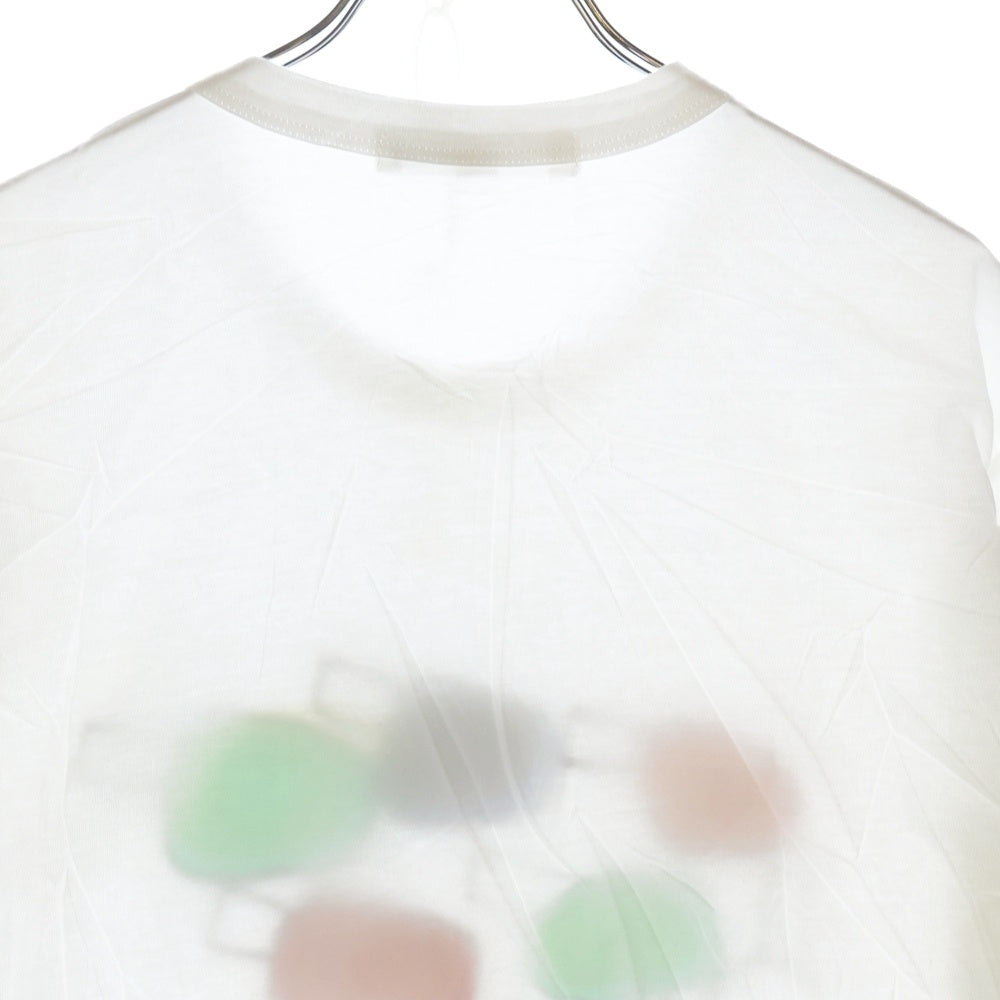 COMME des GARCONS(コムデギャルソン) PARFUMS BEARDS TEE パルファム フロントプリントTシャツ 半袖クルーネックカットソー ホワイト