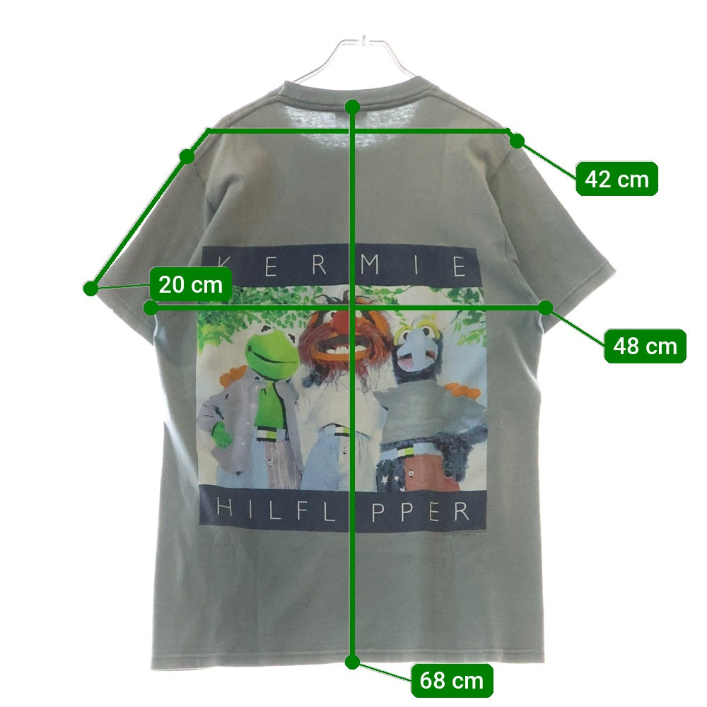 VINTAGE(ヴィンテージ) 90s KERMIE HILFLIPPER セサミストリートカーミットプリント半袖Tシャツ カットソー