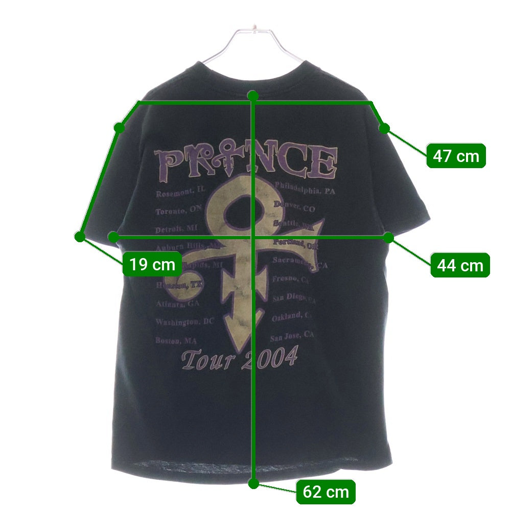 VINTAGE(ヴィンテージ) 00s PRINCE プリンスプリント半袖Tシャツ カットソー