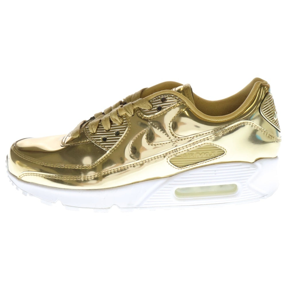NIKE(ナイキ) WMNS AIR MAX 90 METALLIC GOLD ウィメンズ エア マックス 90 メタリック ゴールド ローカットスニーカー ゴールド/ホワイト US10/27cm CQ6639-700