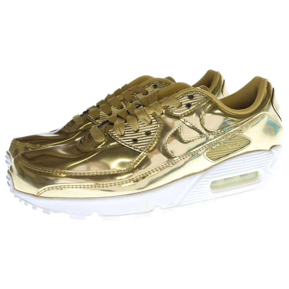 NIKE(ナイキ) WMNS AIR MAX 90 METALLIC GOLD ウィメンズ エア マックス 90 メタリック ゴールド ローカットスニーカー ゴールド/ホワイト US10/27cm CQ6639-700