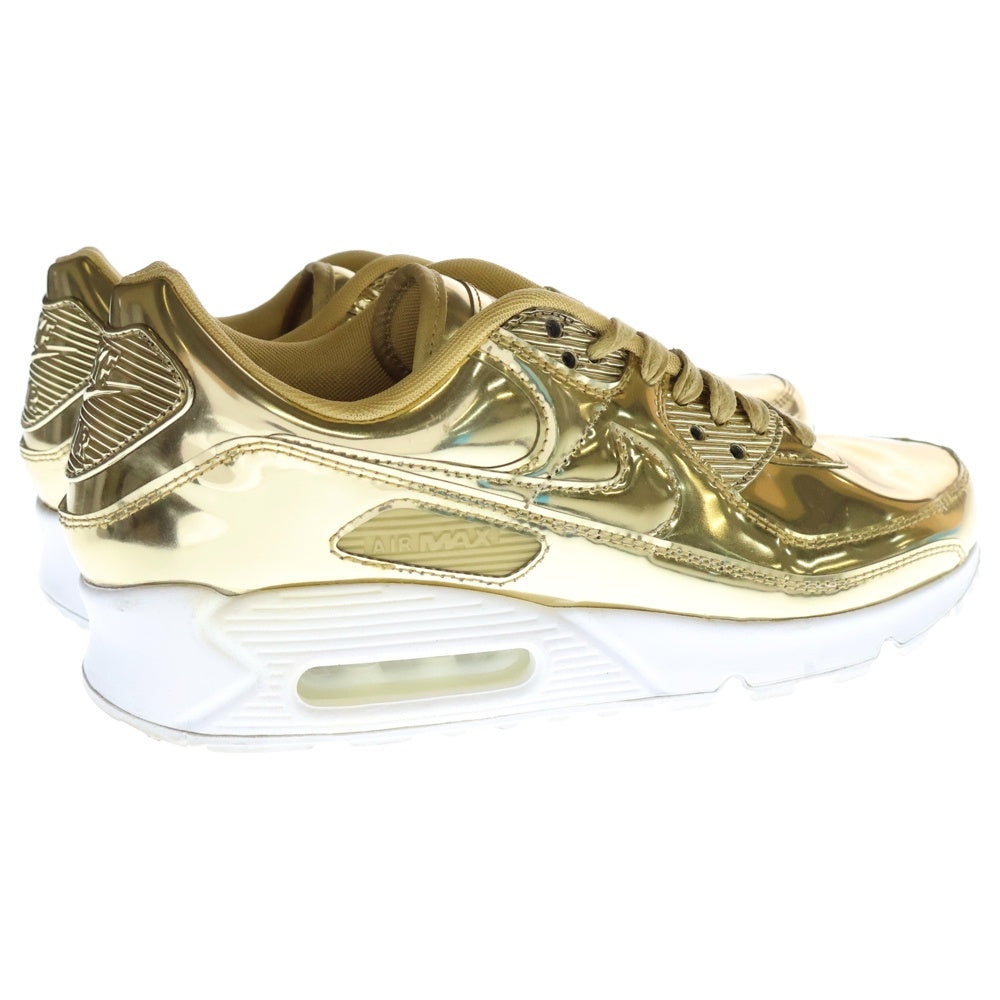 NIKE(ナイキ) WMNS AIR MAX 90 METALLIC GOLD ウィメンズ エア マックス 90 メタリック ゴールド ローカットスニーカー ゴールド/ホワイト US10/27cm CQ6639-700