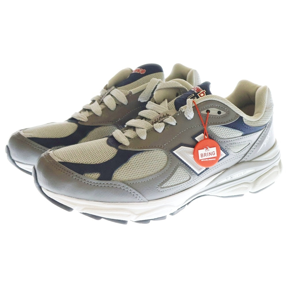 New Balance(ニューバランス) M990GJ3 990 V3 USA製 ローカットスニーカー グレー US9.5/27.5cm