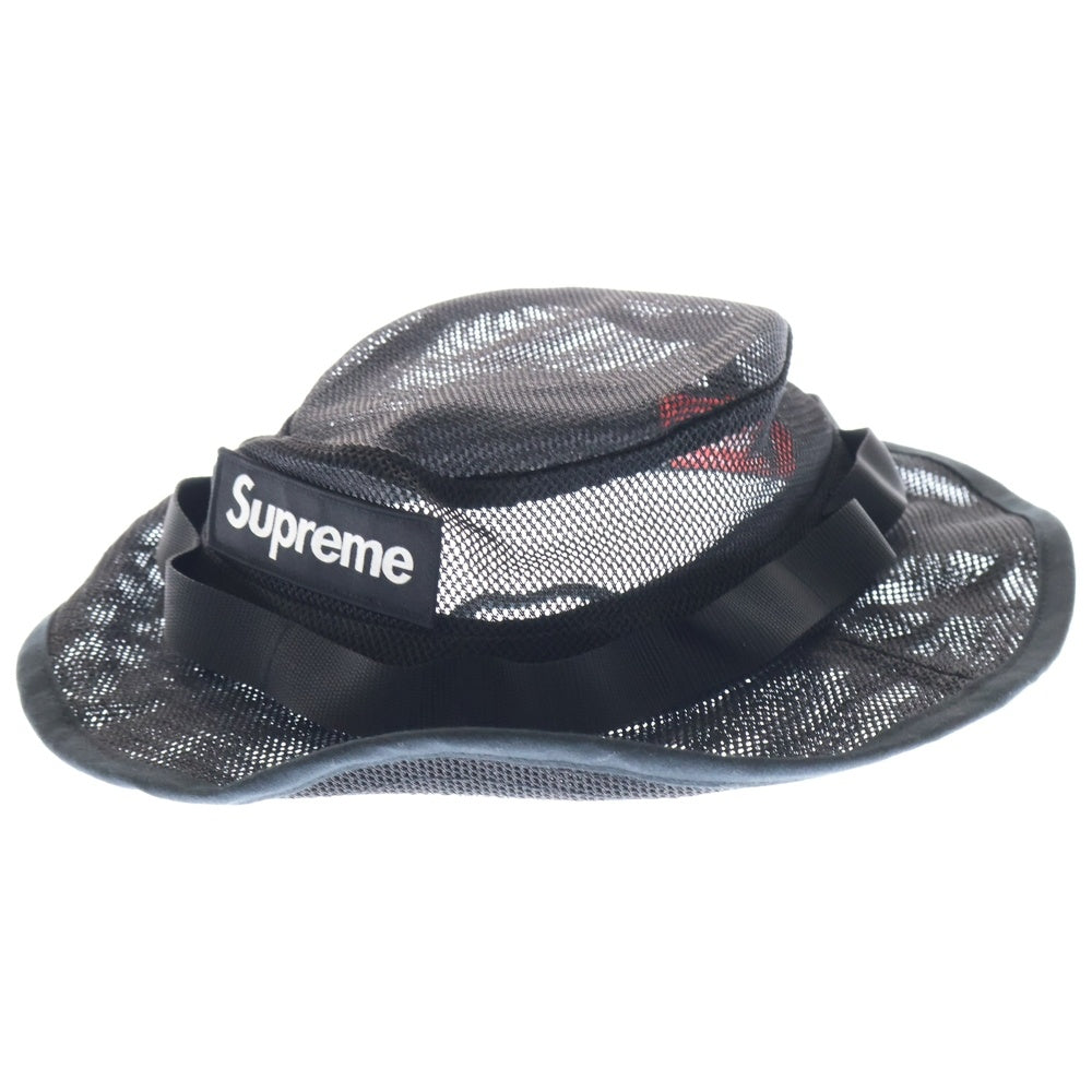 SUPREME(シュプリーム) 23SS Mesh Cordura Boonie コーデュラ メッシュブーニーハット ナイロン キャップ 帽子 ブラック