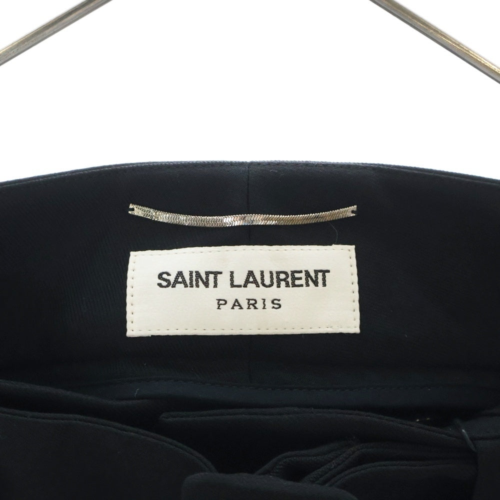 SAINT LAURENT PARIS(サンローランパリ) 2TUCK SHORT PANTS ツータック ショートパンツ スラックスショーツ ブラック 505895 Y239W