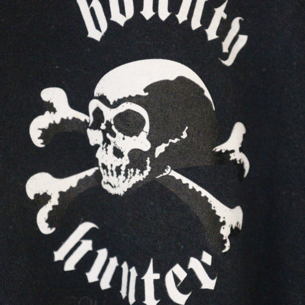 BOUNTY HUNTER(バウンティーハンター) 02SS スカルプリント クルーネック半袖tシャツ カットソー ブラック SMD2-TS0223-FOR SENSE