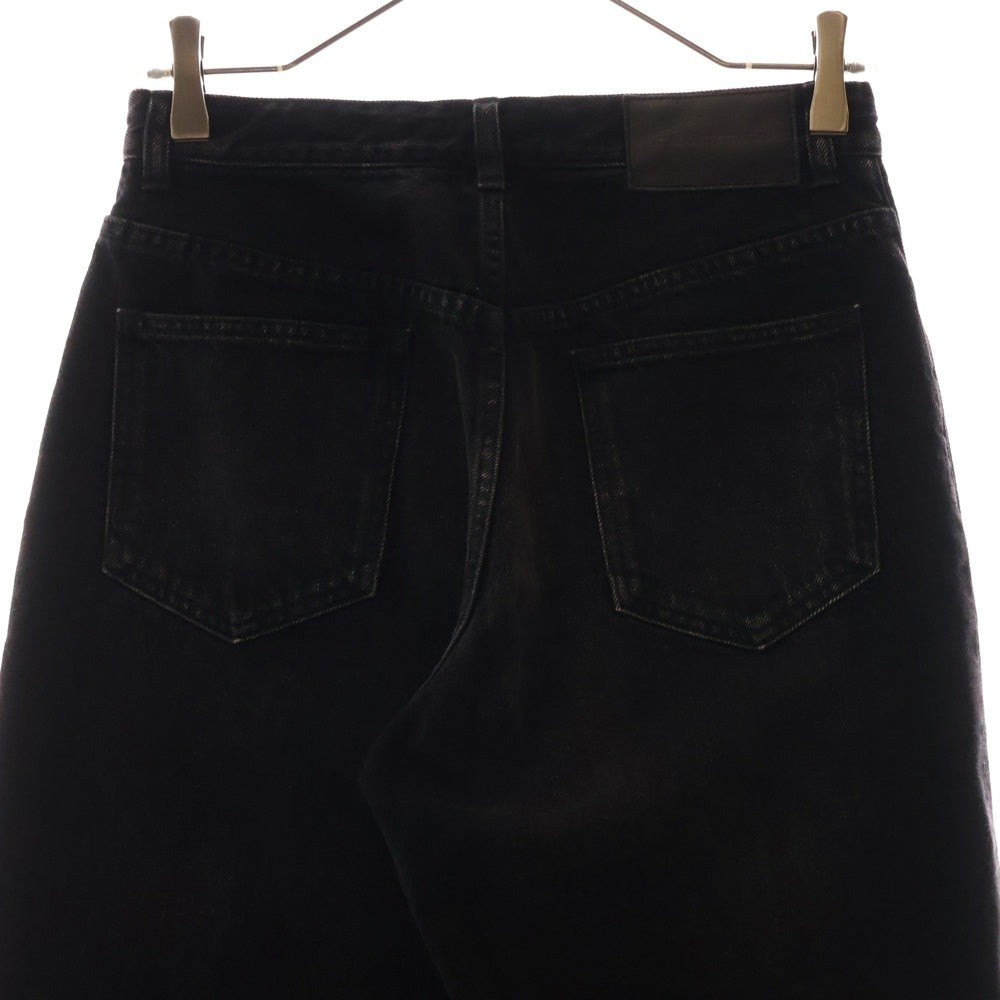 JOHN LAWRENCE SULLIVAN(ジョンローレンスサリバン) Washed Denim Straight Pants ウォッシュド 5ポケット ストレート デニムパンツ ブラック 2C014-0324-34