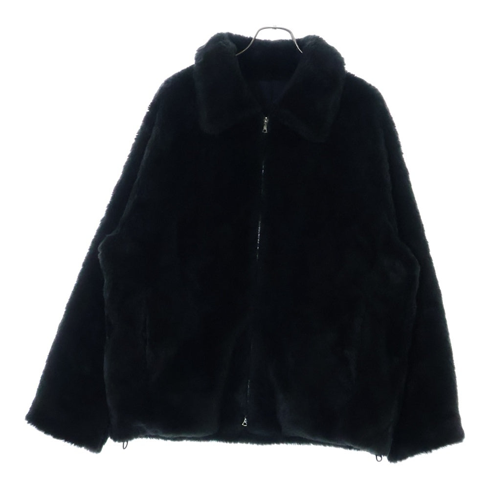 Stein(シュタイン) 24AW ACRYLIC FUR JACKET アクリリック ジップアップ ファージャケット ブラウン ST.926