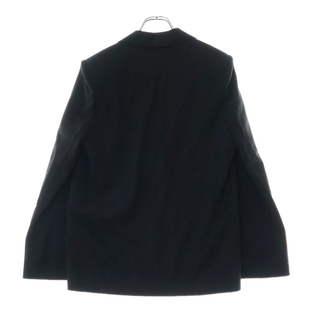 Acne Studios(アクネ ストゥディオズ) 1B ピークドラペル レギュラーフィット スーツ テーラードジャケット ブラック FN-WN-SUIT000639