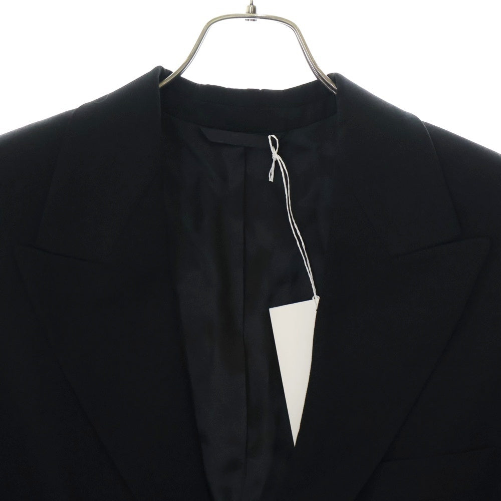 Acne Studios(アクネ ストゥディオズ) 1B ピークドラペル レギュラーフィット スーツ テーラードジャケット ブラック FN-WN-SUIT000639