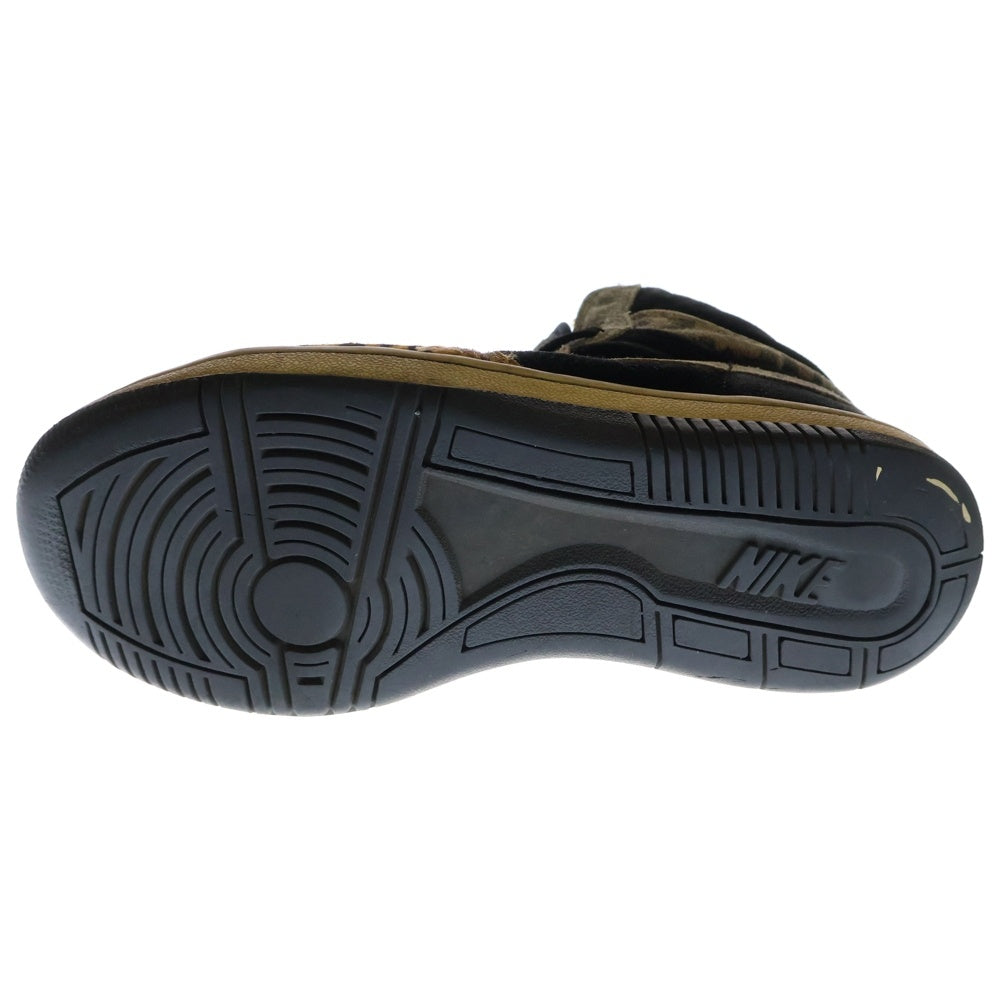 NIKE(ナイキ) 【観賞用 2007年製】 COURT FORCE HIGH PRMEIUM コートフォースハイプレミアム ビーストパック レオパード柄 ハイカットスニーカー US8/26cm 314429-021