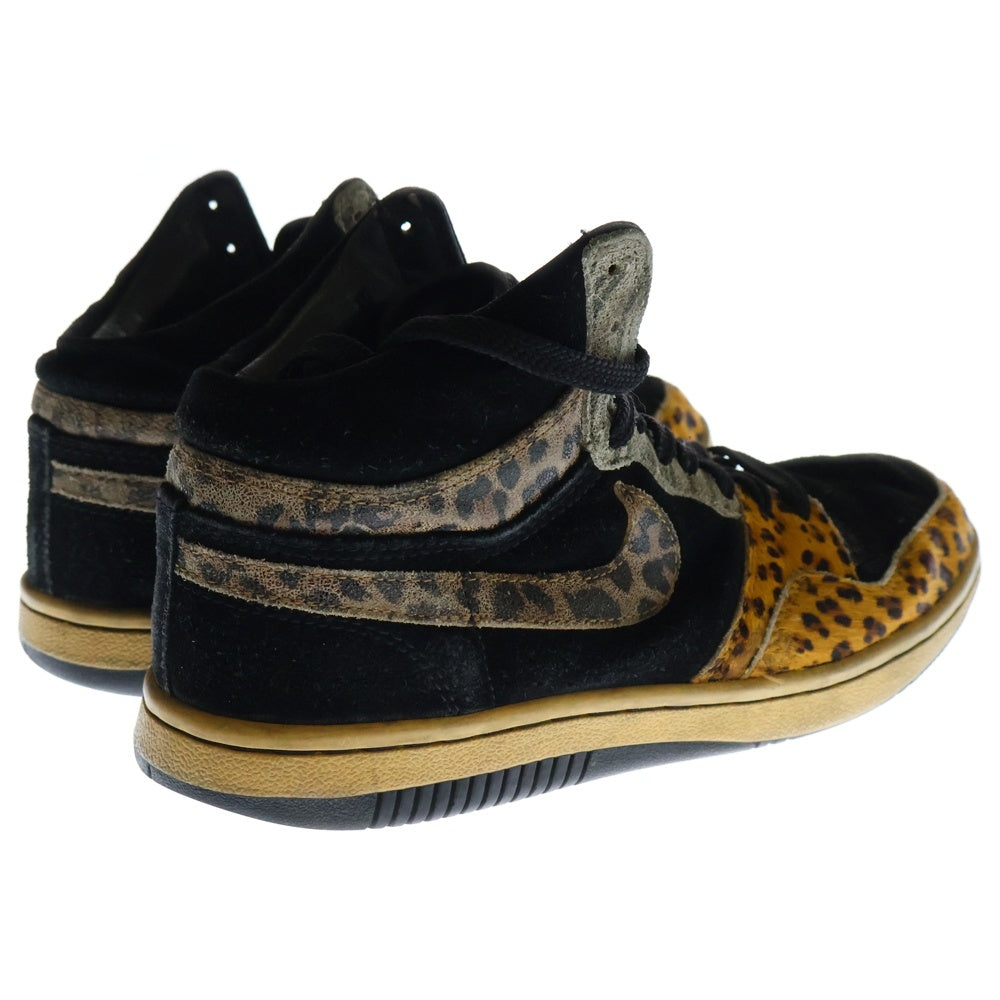NIKE(ナイキ) 【観賞用 2007年製】 COURT FORCE HIGH PRMEIUM コートフォースハイプレミアム ビーストパック レオパード柄 ハイカットスニーカー US8/26cm 314429-021