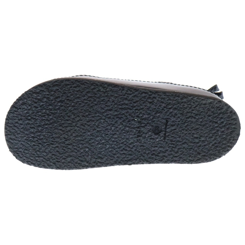 LEMAIRE(ルメール) 24SS FUSSBETT SPARTAN SANDALS フスベット スペルタン 編み込み ストラップサンダル レザーシューズ ブラック FO0089 LL0079