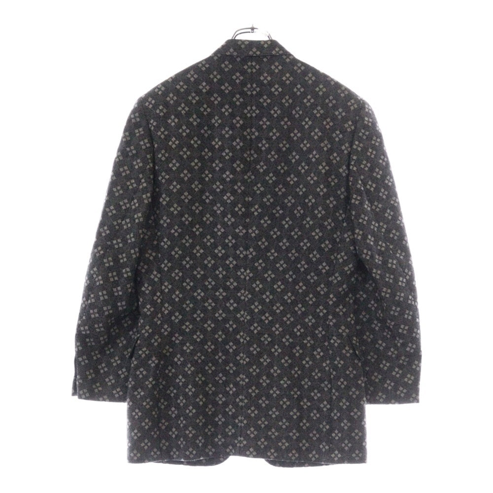 KENZO(ケンゾー) 総柄 シングルテーラードジャケット グレー