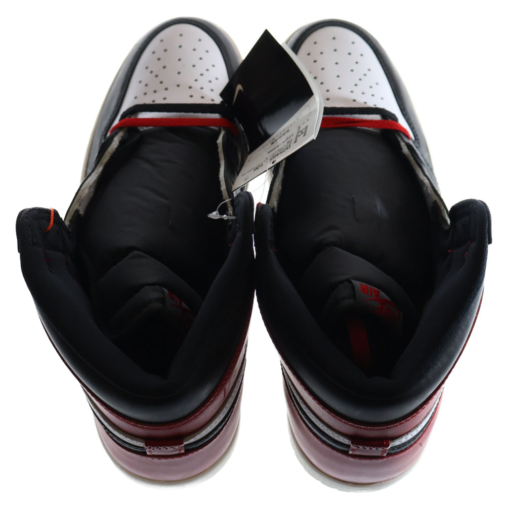 NIKE(ナイキ) AIR JORDAN 1 RETRO HIGH OG BLACK TOE REIMAGINED エアジョーダン1 レトロ OG ブラックトゥリイマジンド ツマ黒 ハイカットスニーカー DZ5485-106