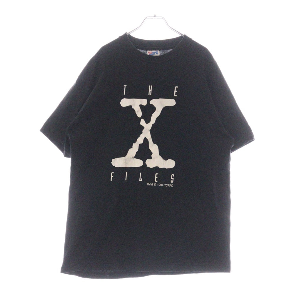 VINTAGE(ヴィンテージ) 90S VINTAGE THE X FILE 1994 DRAMA TEE ヴィンテージ エックスファイル フロントプリントTシャツ 半袖クルーネックカットソー ブラック