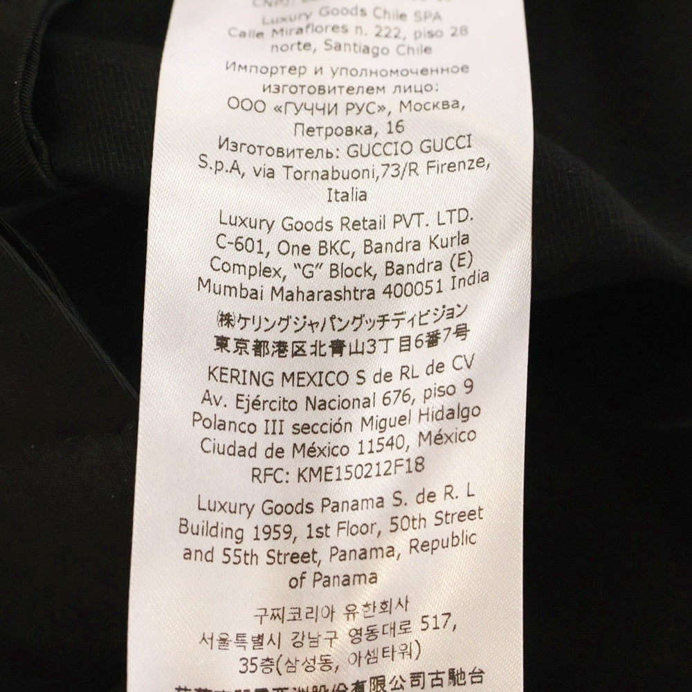GUCCI(グッチ) サイドベルテッド スラックス パンツ ブラック レディース 690747 Z8AZE