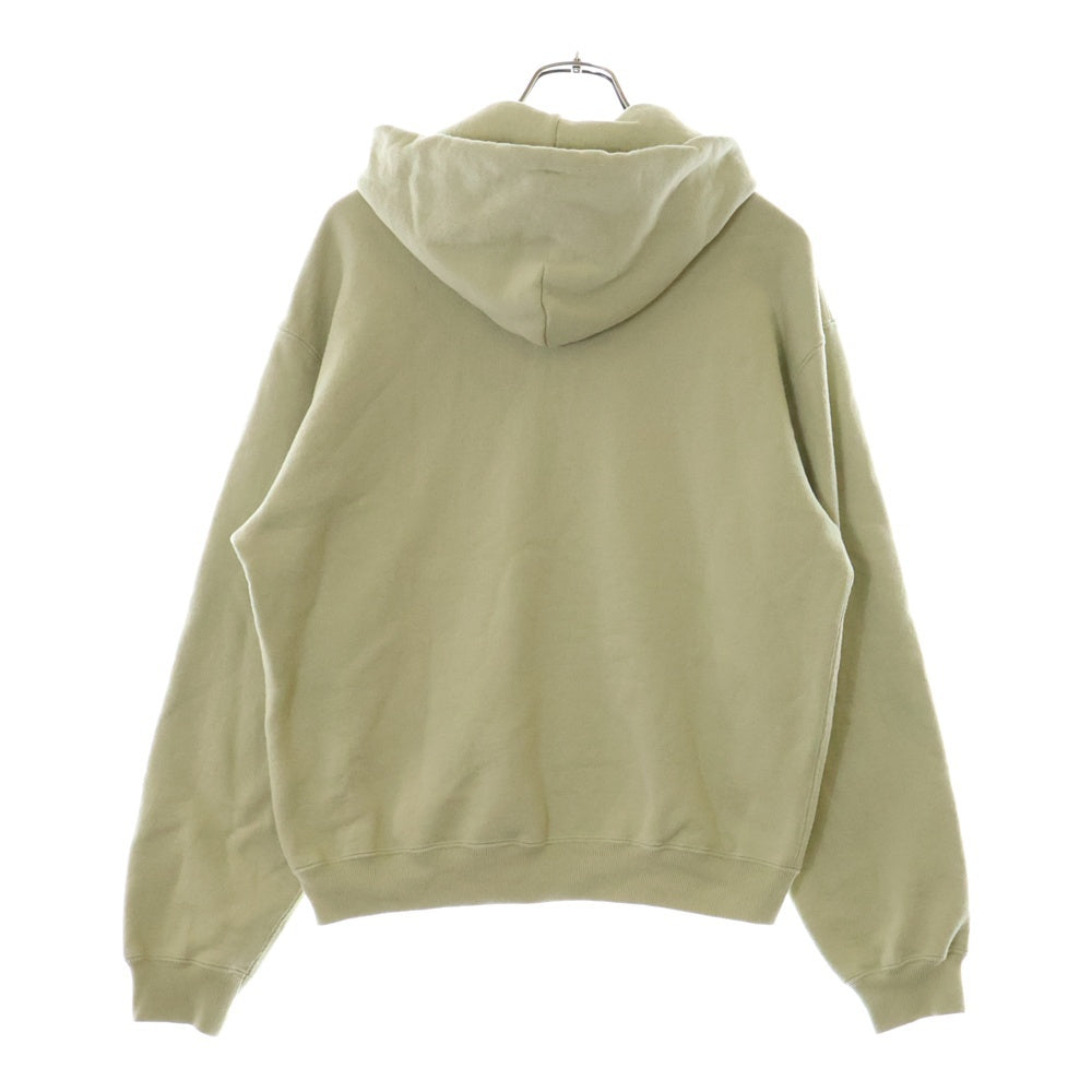 AURALEE(オーラリー) 24SS HEAVY BD SWEAT ZIP PARKA ヘビースウェットジップアップパーカー グリーン レディース A24SP05BU