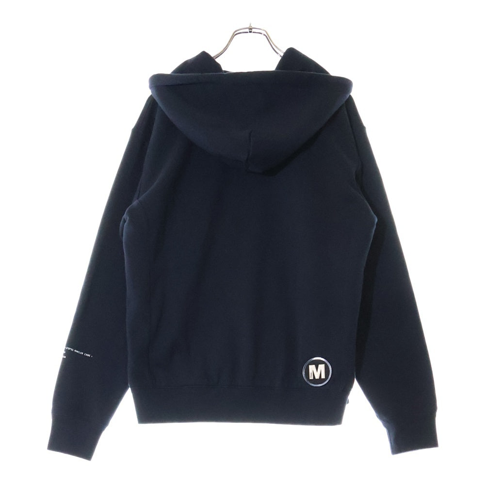 MONCLER(モンクレール) 21AW ×FRAGMENT MAGLIA CARDIGAN フラグメント フロントロゴワッペン ジップアップ カーディガン パーカー ネイビー G209U8G00013 809F4