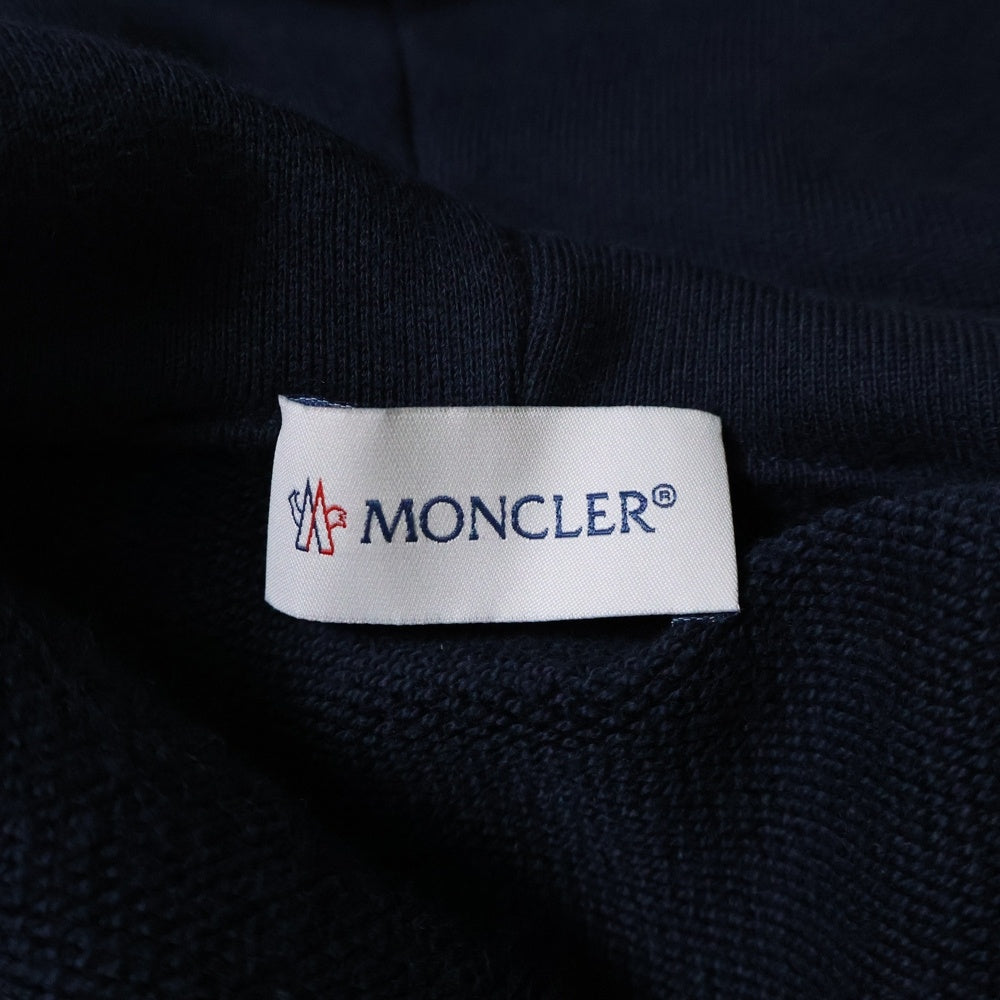 MONCLER(モンクレール) 21AW ×FRAGMENT MAGLIA CARDIGAN フラグメント フロントロゴワッペン ジップアップ カーディガン パーカー ネイビー G209U8G00013 809F4