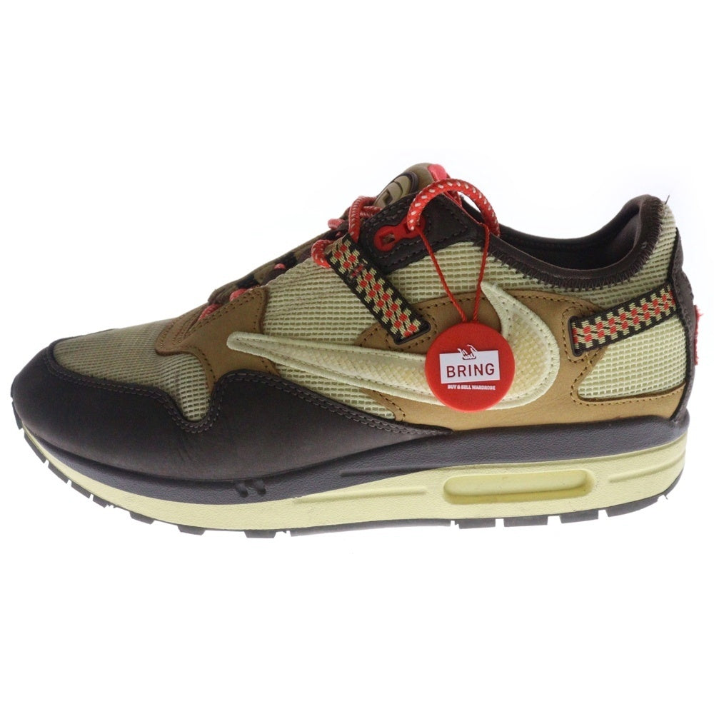 NIKE(ナイキ) ×TRAVIS SCOTT AIR MAX 1 CACTUS BROWN トラヴィススコット エアマックス 1 カクタス ローカットスニーカー マルチ US8.5/26.5cm DO9392-200