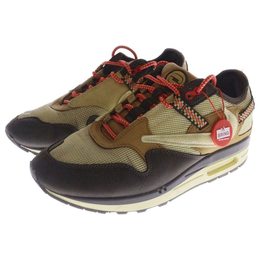 NIKE(ナイキ) ×TRAVIS SCOTT AIR MAX 1 CACTUS BROWN トラヴィススコット エアマックス 1 カクタス ローカットスニーカー マルチ US8.5/26.5cm DO9392-200