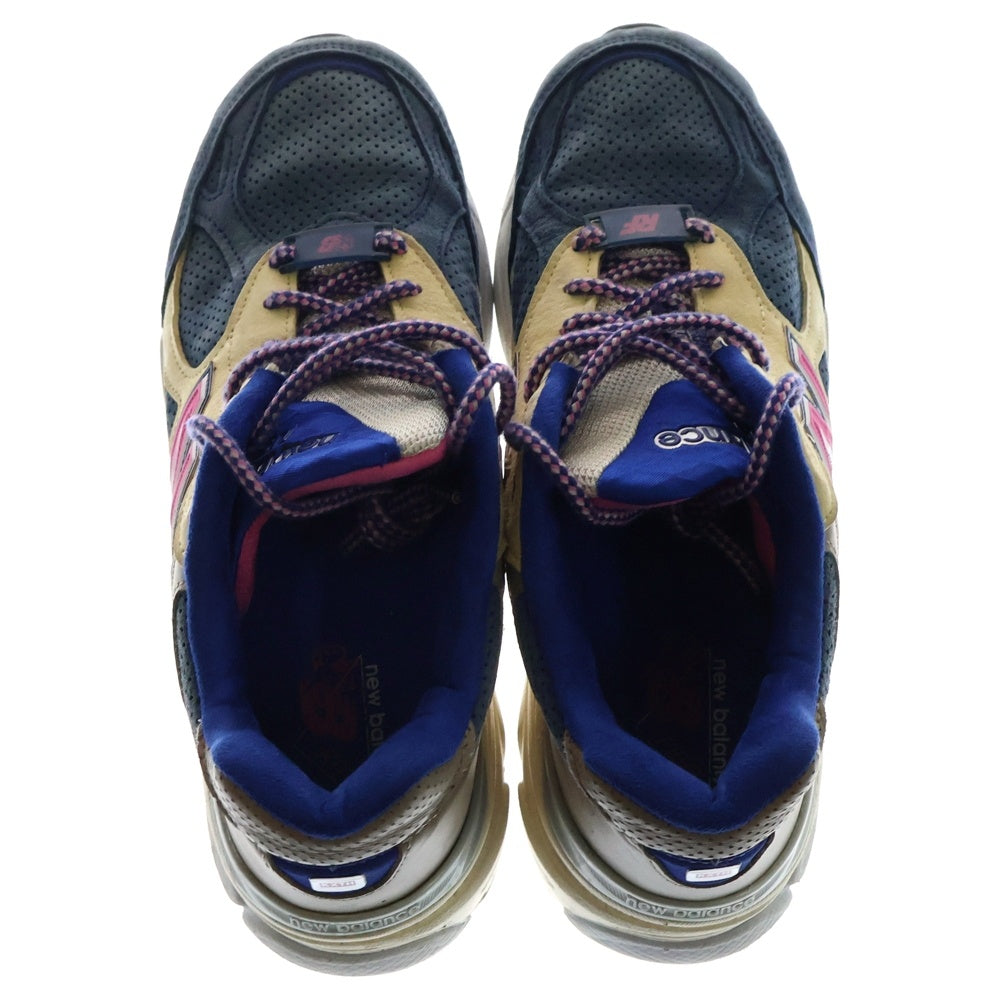 New Balance(ニューバランス) ×KITH M990KH3 DAYTONA キス 990V3 デイトナ ローカットスニーカーシューズ ベージュ/ブルー US8.5/26.5cm